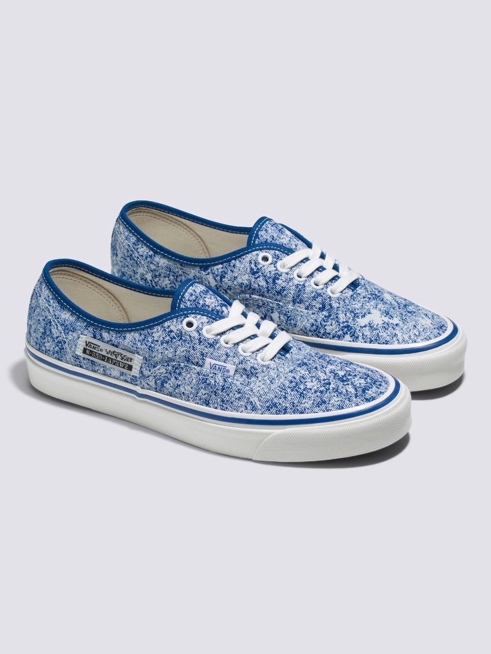 Vans Authentic 44 DX Anaheim Factory OG Acid Wash Blue Sneakers